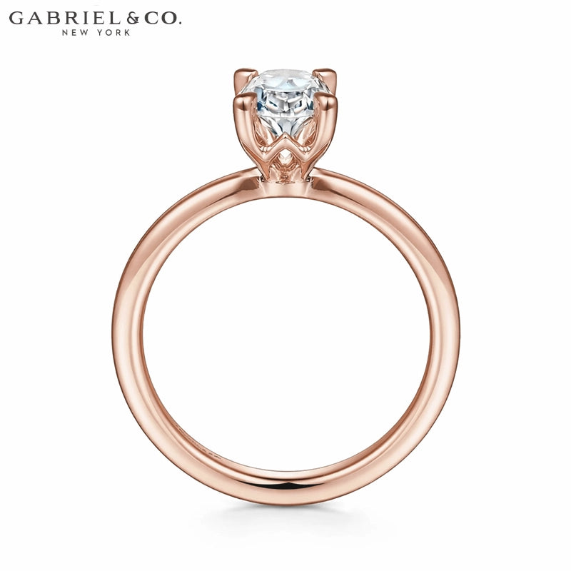1.00ctr-2.00ctr Oval Cut Lab Grown Diamond Ring Tailor Made