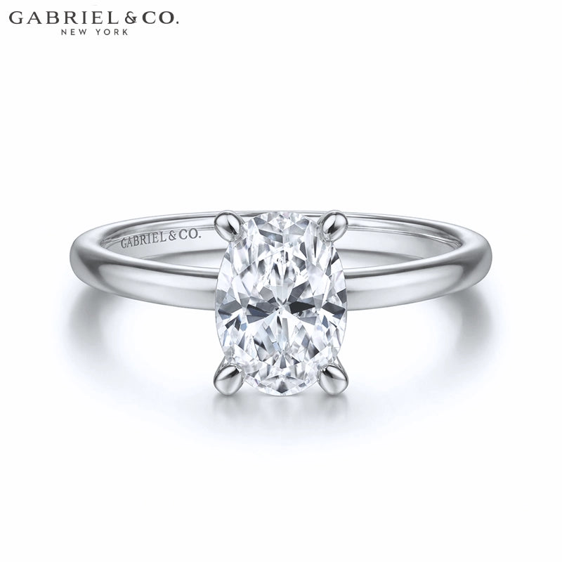 1.00ctr-2.00ctr Oval Cut Lab Grown Diamond Ring Tailor Made