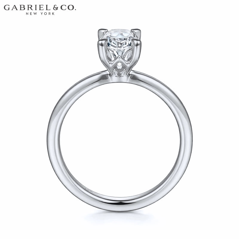 1.00ctr-2.00ctr Oval Cut Lab Grown Diamond Ring Tailor Made