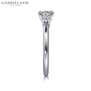1.00ctw Round Cut Lab Grown Diamond Ring