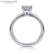 1.00ctw Round Cut Lab Grown Diamond Ring