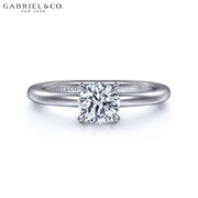 1.00ctw Round Cut Lab Grown Diamond Ring