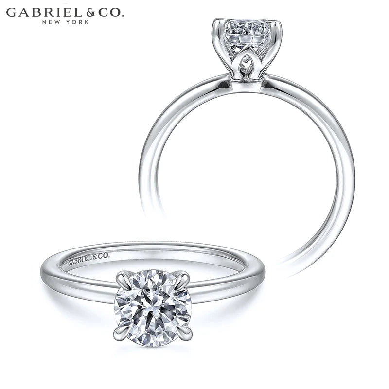 1.00ctw Round Cut Lab Grown Diamond Ring