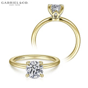 1.55ctr Round Cut Lab Grown Diamond Ring