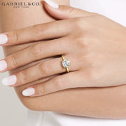 2.01ctw Round Cut Lab Grown Diamond Ring