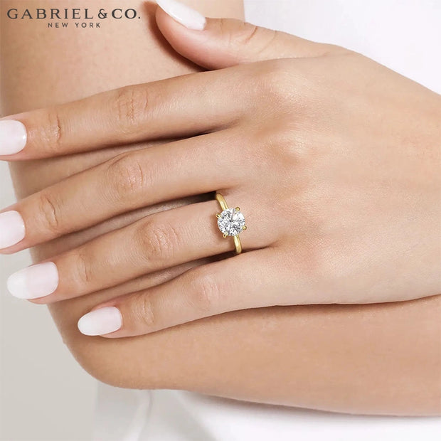 2.01ctw Round Cut Lab Grown Diamond Ring