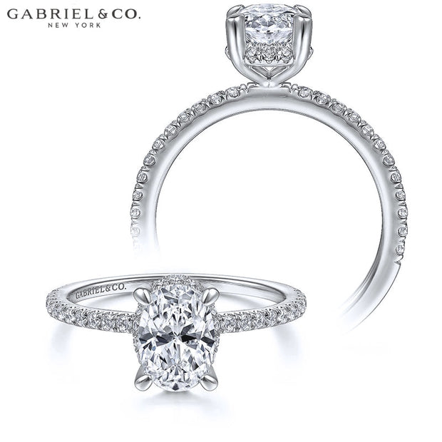 1.30ctw Oval Cut Lab Grown Diamond Ring