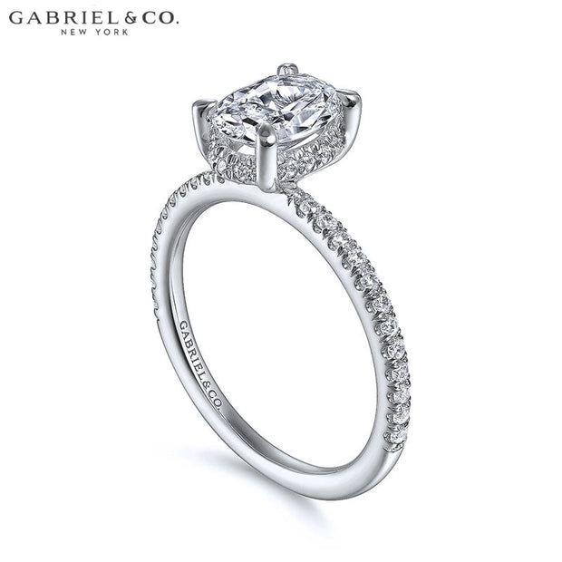 1.30cts Oval Cut Lab Grown Diamond Ring