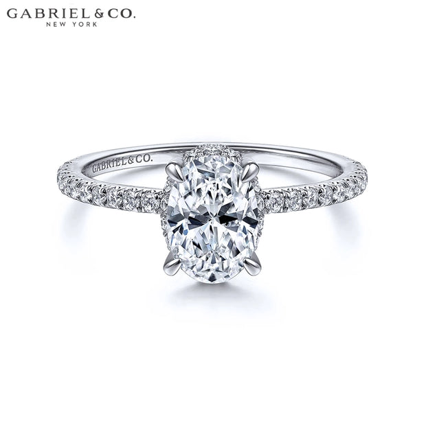 1.30ctw Oval Cut Lab Grown Diamond Ring