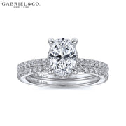 1.30ctw Oval Cut Lab Grown Diamond Ring