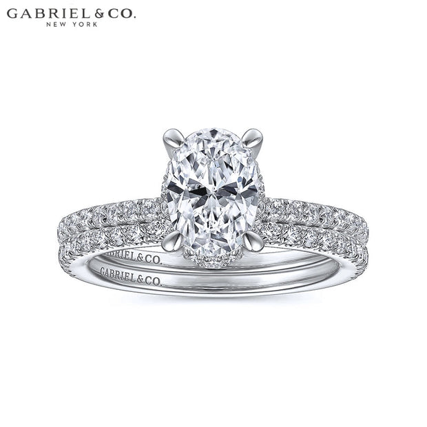 1.30ctw Oval Cut Lab Grown Diamond Ring