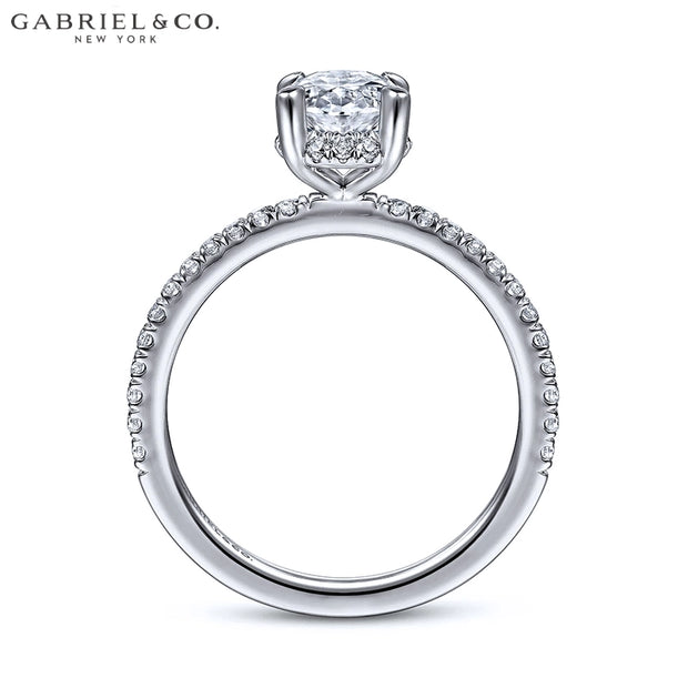 1.30ctw Oval Cut Lab Grown Diamond Ring