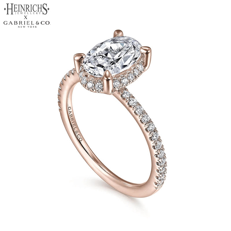 1.00ctr-2.00ctr Oval Cut Lab Grown Diamond Ring Tailor Made