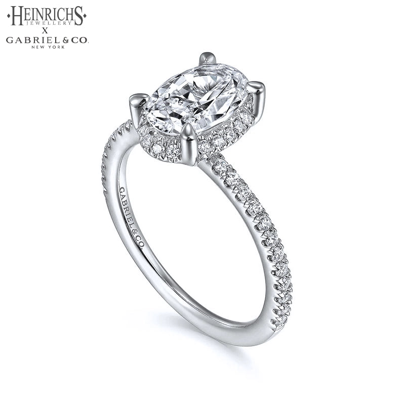 1.00ctr-2.00ctr Oval Cut Lab Grown Diamond Ring Tailor Made