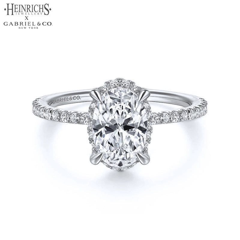 1.00ctr-2.00ctr Oval Cut Lab Grown Diamond Ring Tailor Made