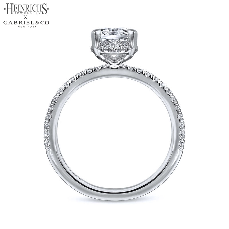 1.00ctr-2.00ctr Oval Cut Lab Grown Diamond Ring Tailor Made