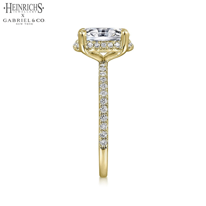 1.00ctr-2.00ctr Oval Cut Lab Grown Diamond Ring Tailor Made