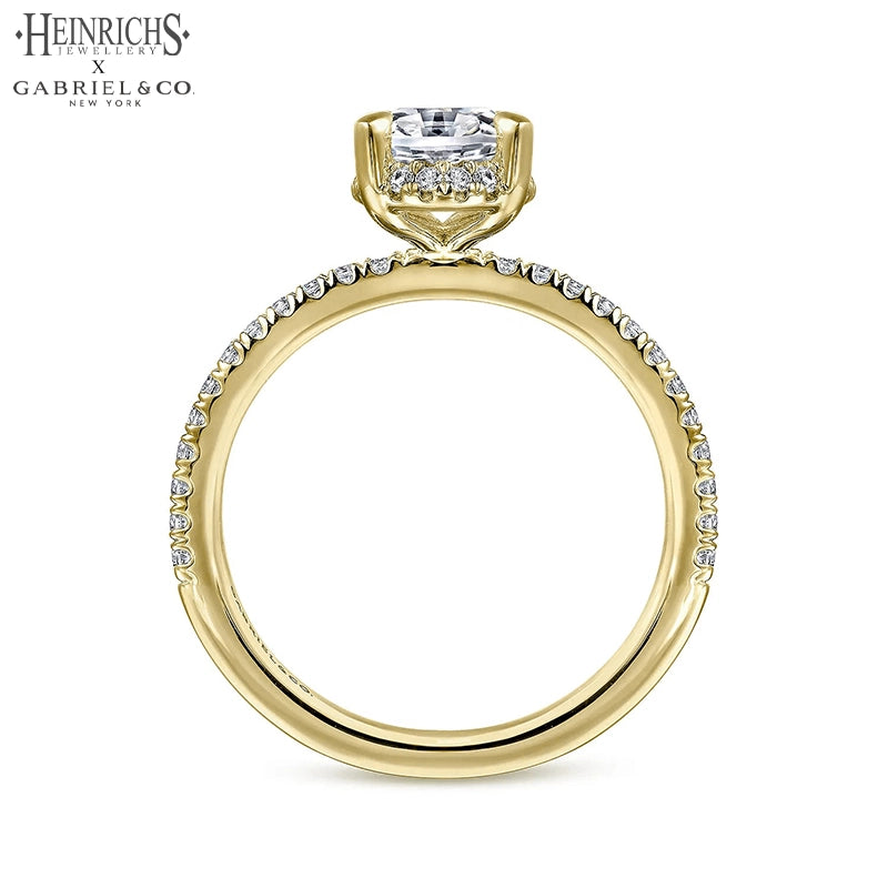 1.00ctr-2.00ctr Oval Cut Lab Grown Diamond Ring Tailor Made