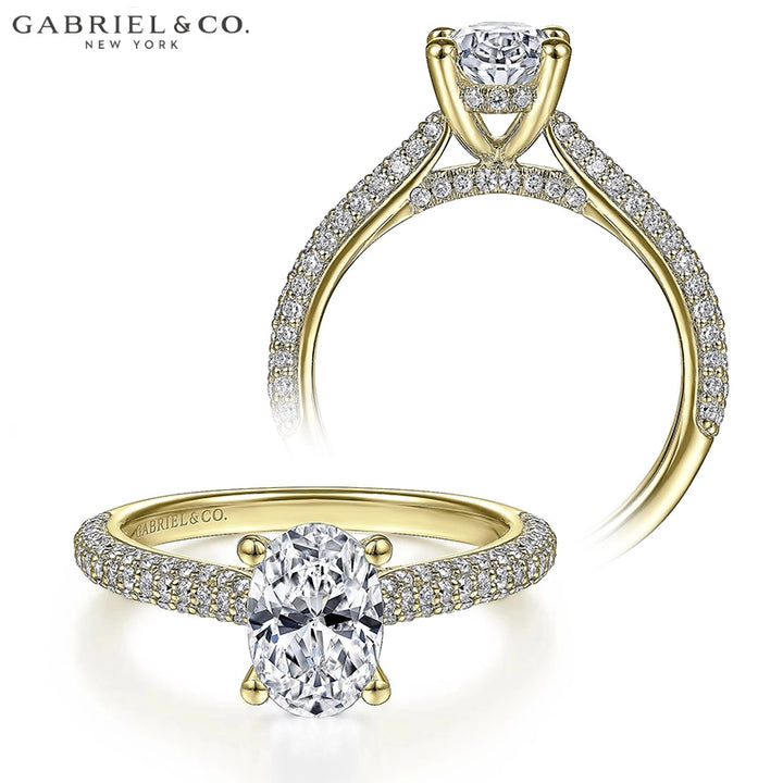 1.55ctw Oval Cut Lab Grown Diamond Ring
