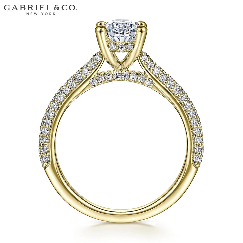 1.55ctw Oval Cut Lab Grown Diamond Ring