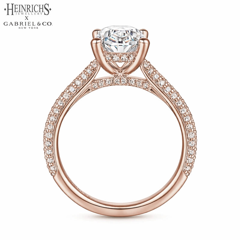 1.25ctr-2.50ctr Oval Cut Lab Grown Diamond Ring