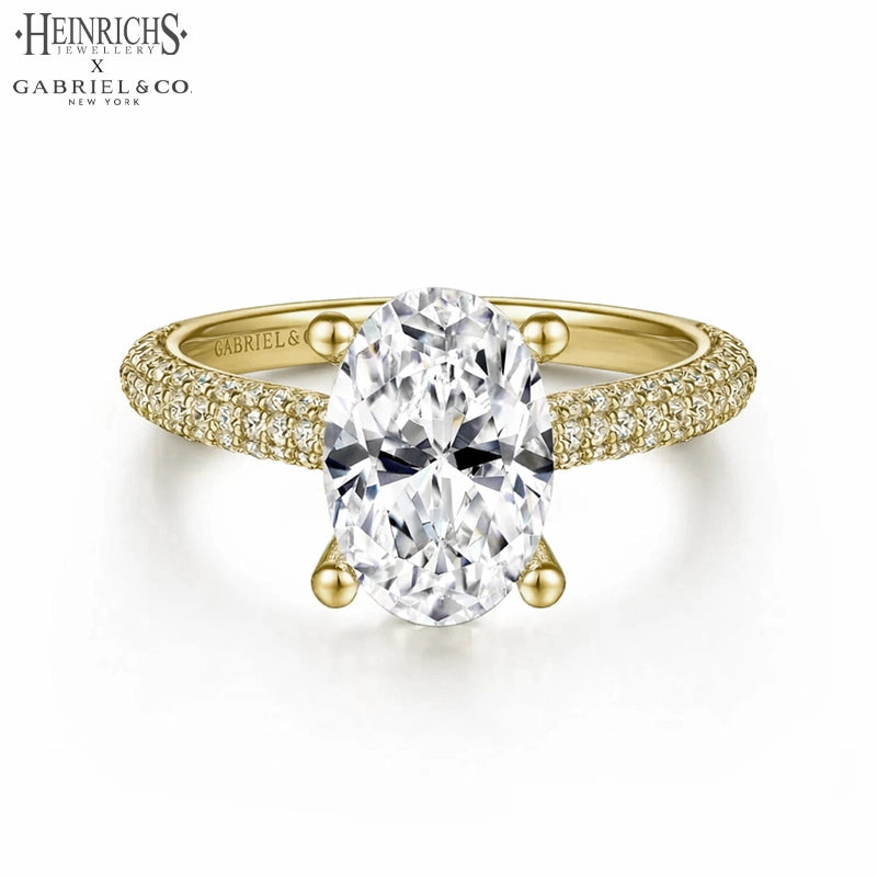 1.25ctr-2.50ctr Oval Cut Lab Grown Diamond Ring
