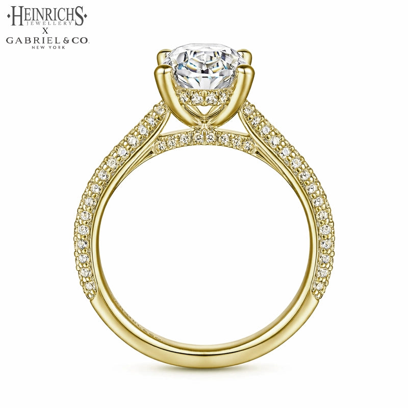 1.25ctr-2.50ctr Oval Cut Lab Grown Diamond Ring