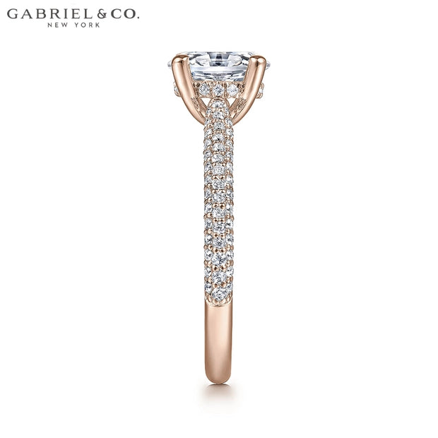 0.75ctr-3.00ctr Oval Cut Lab Grown Diamond Ring