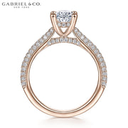 0.75ctr-3.00ctr Oval Cut Lab Grown Diamond Ring