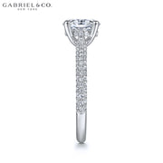 0.75ctr-3.00ctr Oval Cut Lab Grown Diamond Ring