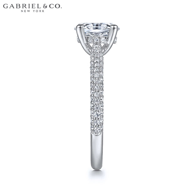0.75ctr-3.00ctr Oval Cut Lab Grown Diamond Ring