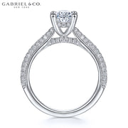 0.75ctr-3.00ctr Oval Cut Lab Grown Diamond Ring
