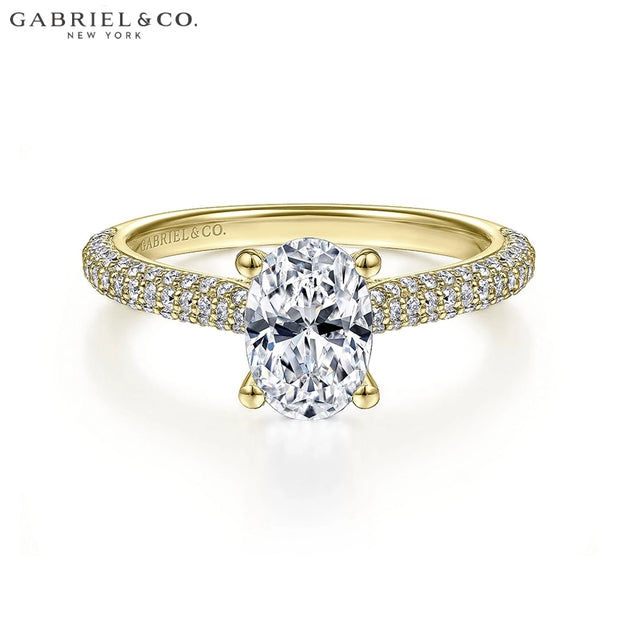 0.75ctr-3.00ctr Oval Cut Lab Grown Diamond Ring