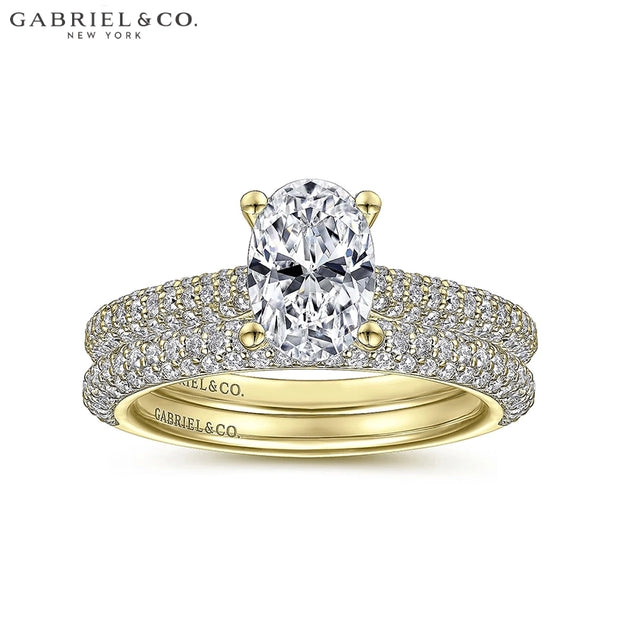 0.75ctr-3.00ctr Oval Cut Lab Grown Diamond Ring