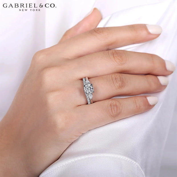 1.32ctw Round Cut Lab Grown Diamond Ring