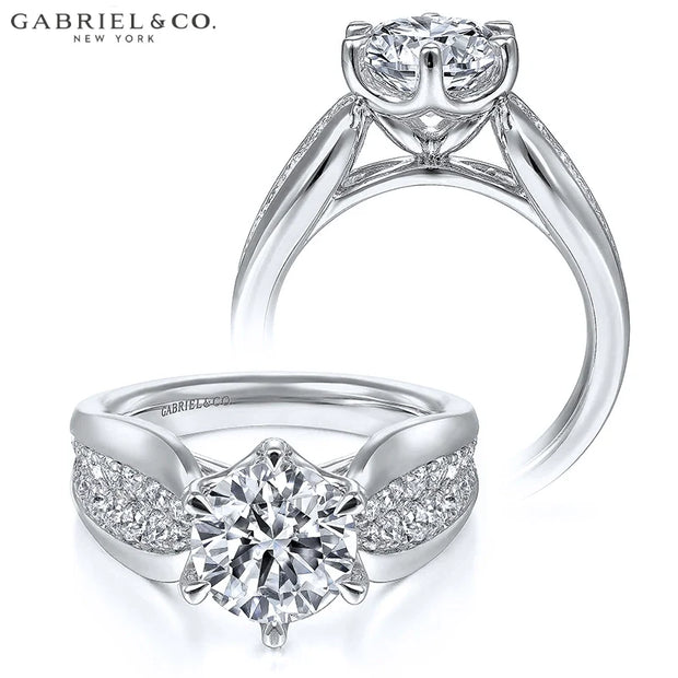 2.70cts Round Cut Lab Grown Diamond Ring