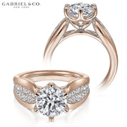 1.50ctr-3.00ctr Round Cut Lab Grown Diamond Ring
