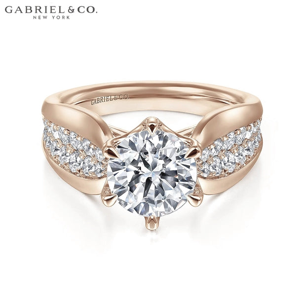 1.50ctr-3.00ctr Round Cut Lab Grown Diamond Ring