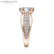 1.50ctr-3.00ctr Round Cut Lab Grown Diamond Ring