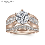 1.50ctr-3.00ctr Round Cut Lab Grown Diamond Ring