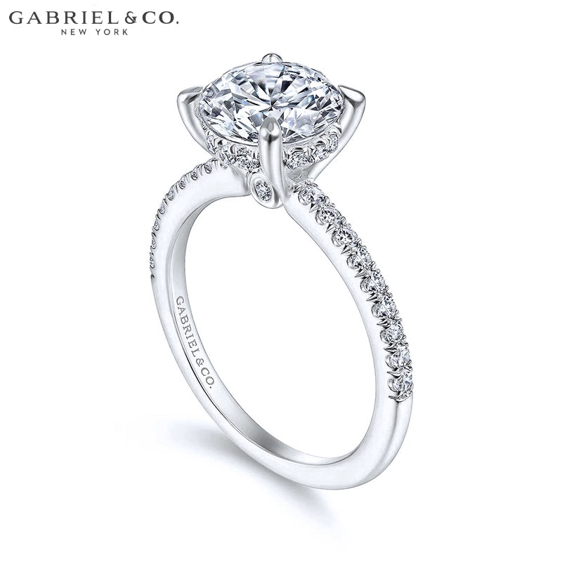 1.00ctr-2.00ctr Round Cut Natural Diamond Ring