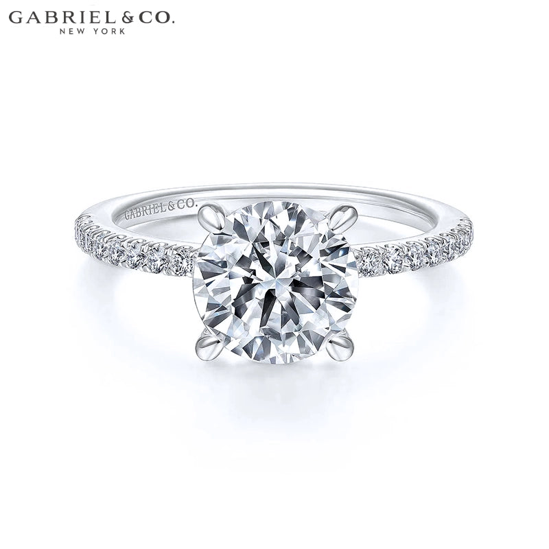 1.00ctr-2.00ctr Round Cut Natural Diamond Ring