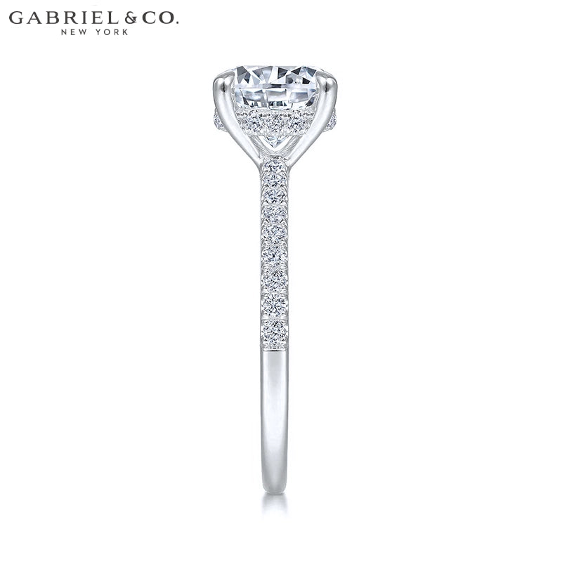 1.00ctr-2.00ctr Round Cut Natural Diamond Ring
