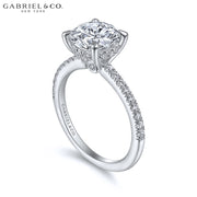 2.40ctw Round Cut Lab Grown Diamond Ring