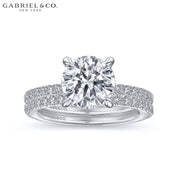 2.40ctw Round Cut Lab Grown Diamond Ring