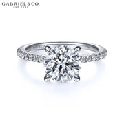 2.40ctw Round Cut Lab Grown Diamond Ring
