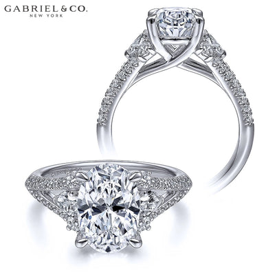 2.83cts Oval Cut Lab Grown Diamond Ring