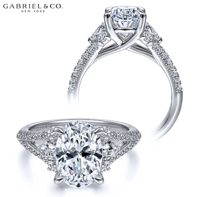 1.50ctr-3.00ctr Oval Cut Lab Grown Diamond Ring