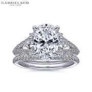 2.83cts Oval Cut Lab Grown Diamond Ring