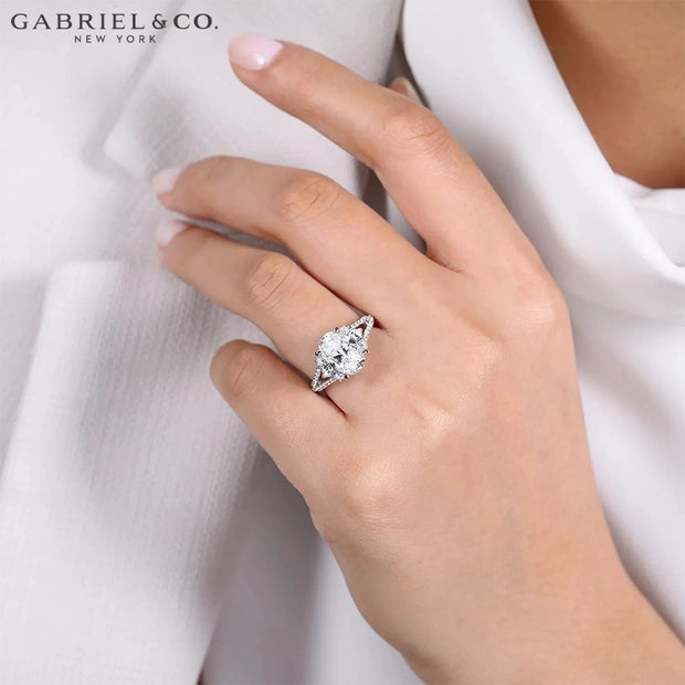 1.50ctr-3.00ctr Oval Cut Lab Grown Diamond Ring